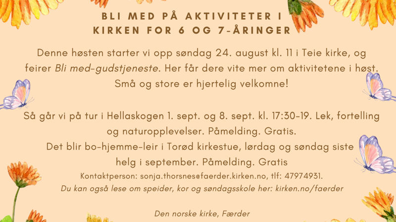 Kjenner du en 6 eller 7 åring?