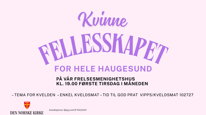 Velkommen til Kvinnefellesskapet