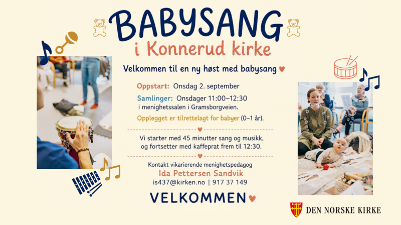 Babysang starter opp 2. sept