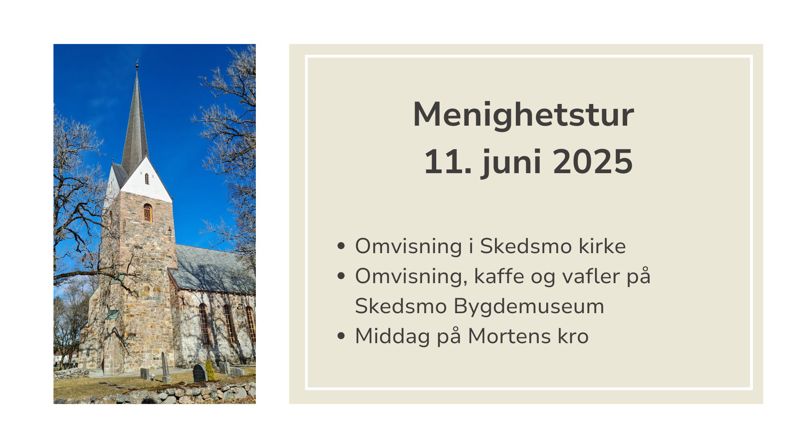 Menighetstur til Skedsmo 11. juni