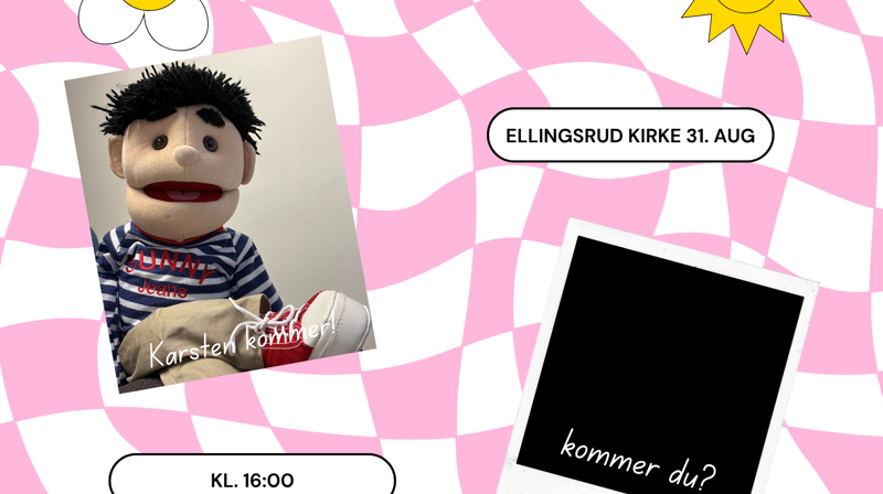 Velkommen til gudstjeneste for små og store