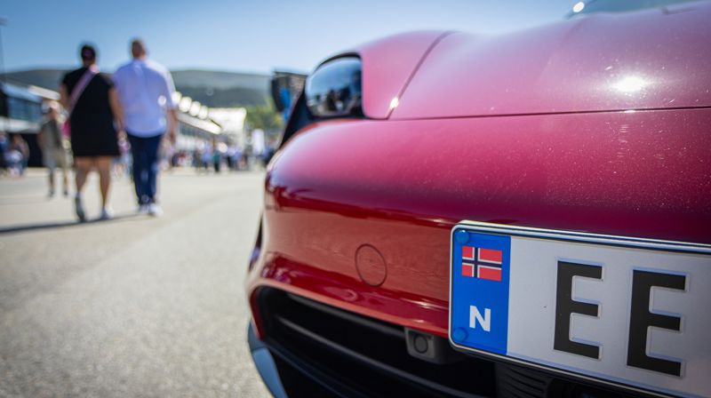 Over hundre bilar var utstilt på Ulsteinmessa, 10. juni 2023. Foto: Svein Arne Orvik.