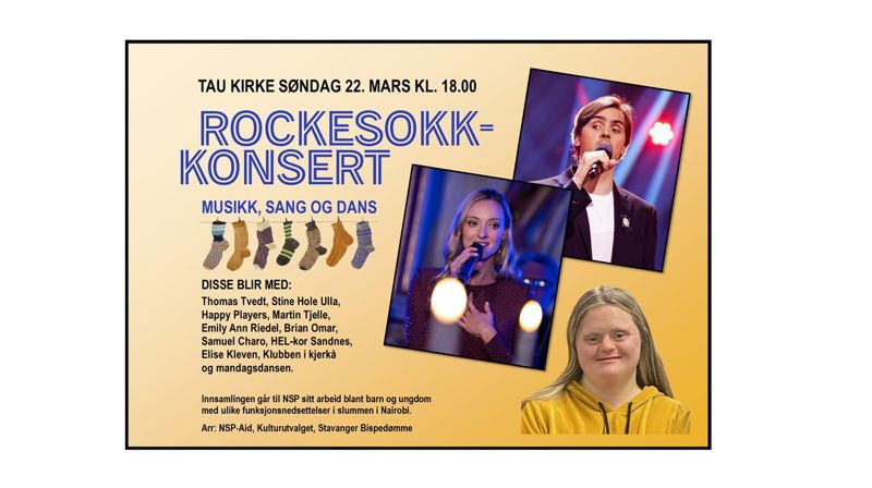 Rockesokk-konsert 2026