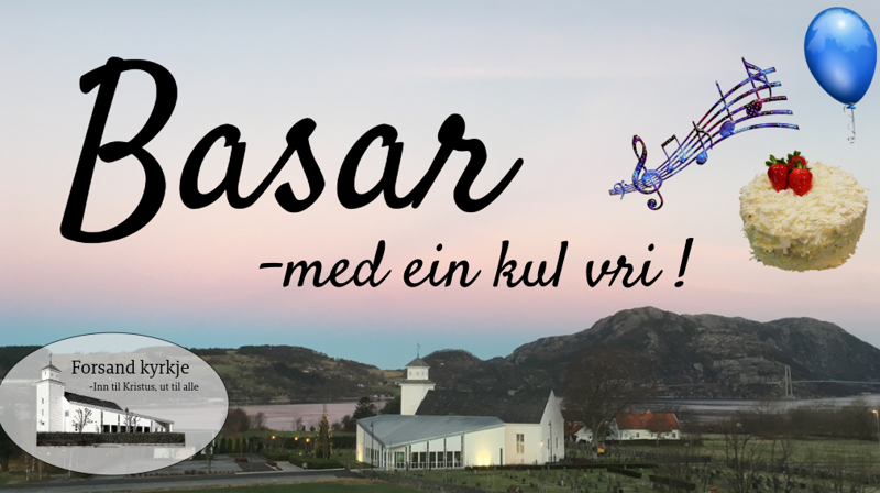 Basar med trekning på Supertorsdag 12. mars