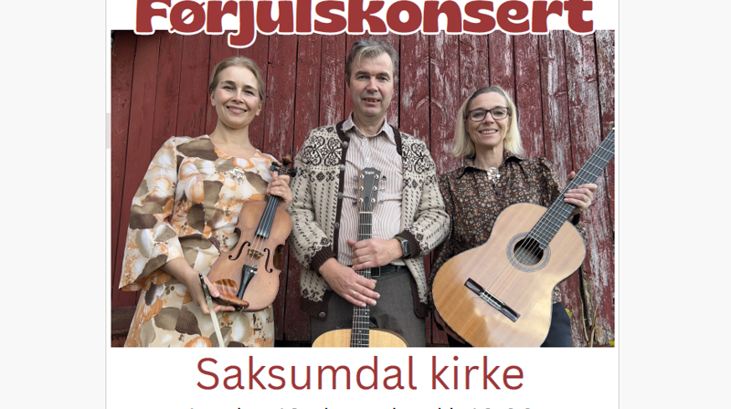 Førjulskonsert med Tress