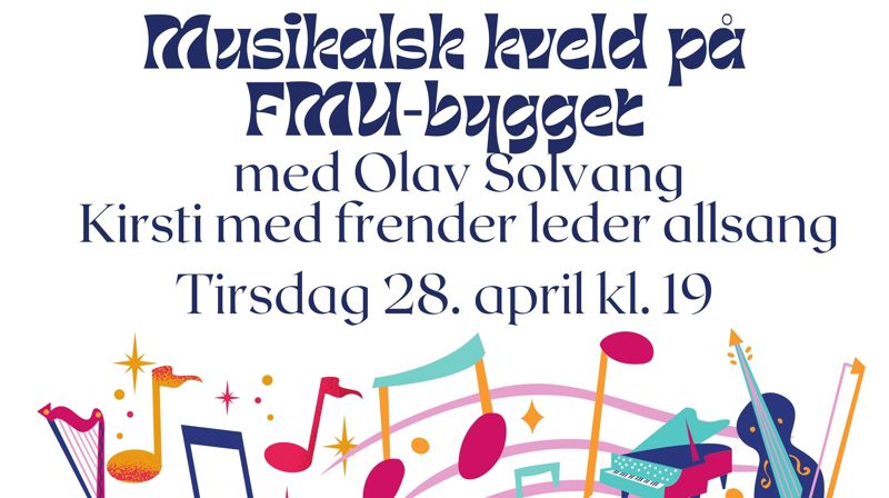 Musikalsk kveld på FMU-bygget