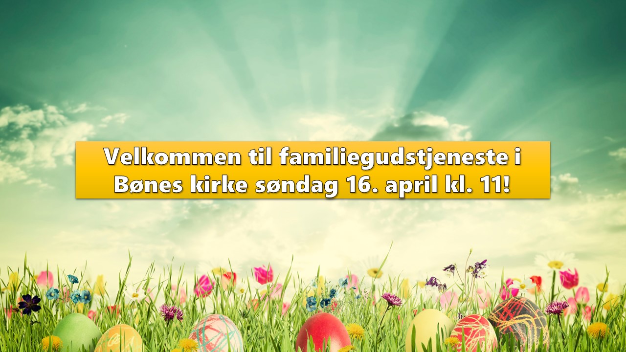 Familiegudstjeneste 16. april