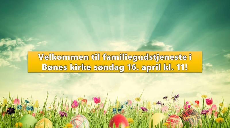 Familiegudstjeneste 16. april