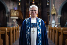Sammen med bispekorset, er kåpen biskopens fremste embetssymbol. Foto: Hans Jakob Heimvoll