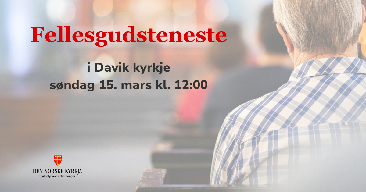 Fellesgudsteneste i Davik kyrkje