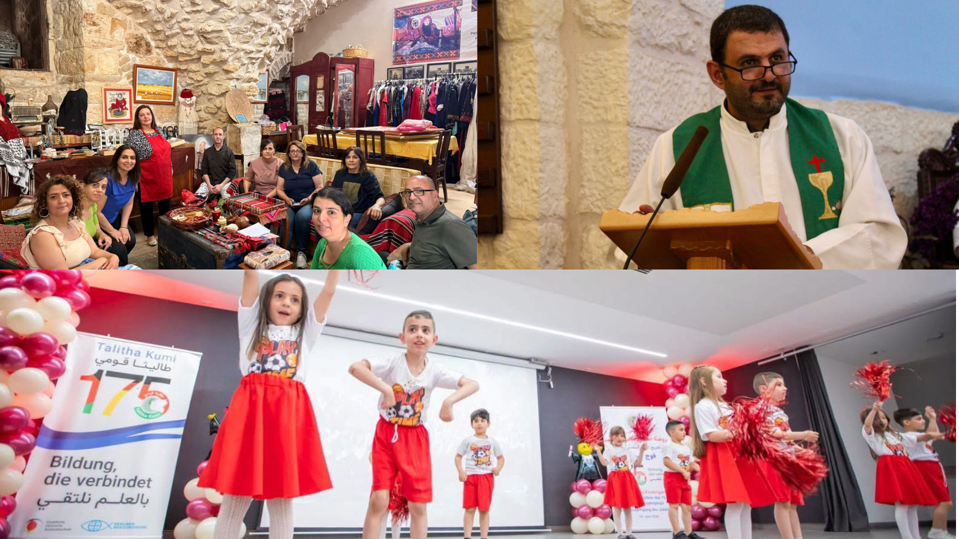 Den lutherske kirken i Jordan og Det hellige land fortsetter med skole, gudstjenester og barne- og ungdomsarbeid, på tross av en krevende tid. Foto hentet fra ELCJHL sin Facebook-side. 