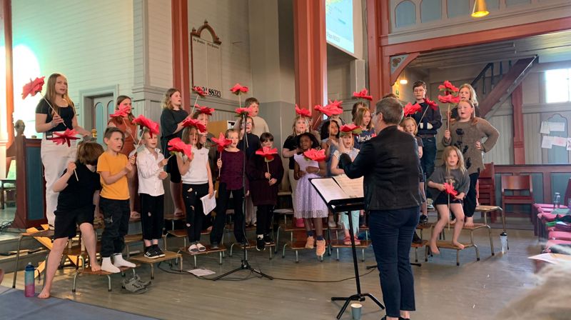 Over 500 på konsert med Sortland barnekor