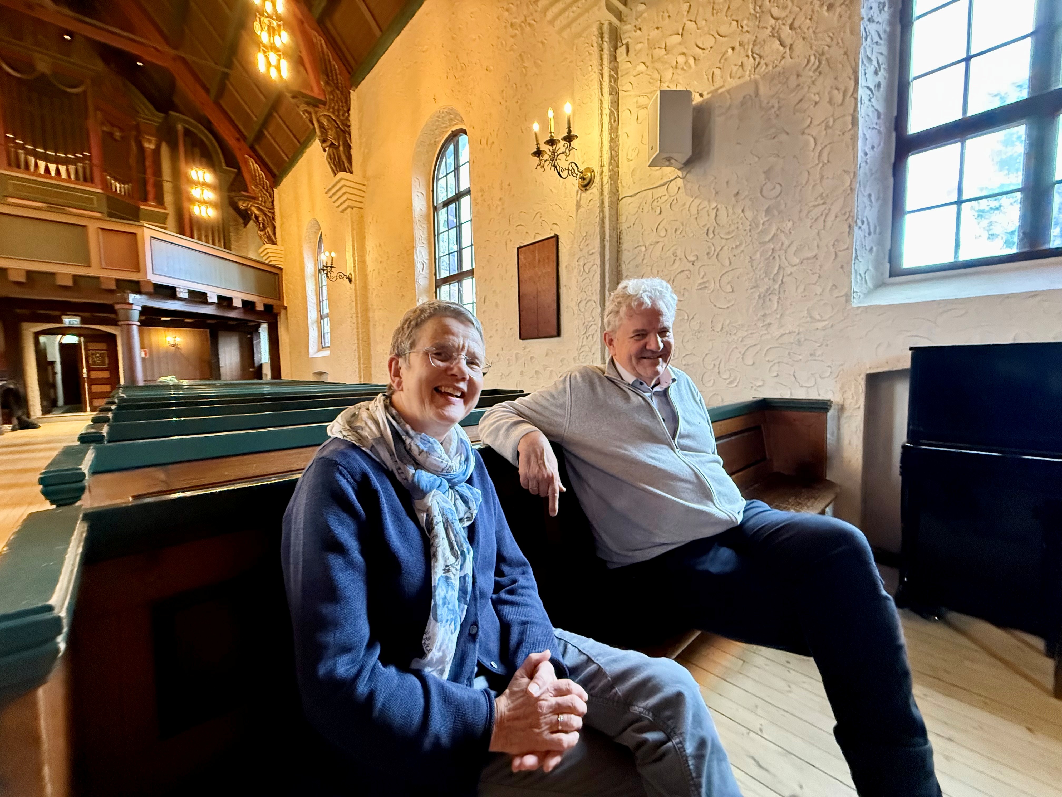Torstein Lalim og Anne Dalen i Strømmen kirke