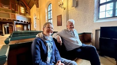 Torstein Lalim og Anne Dalen i Strømmen kirke