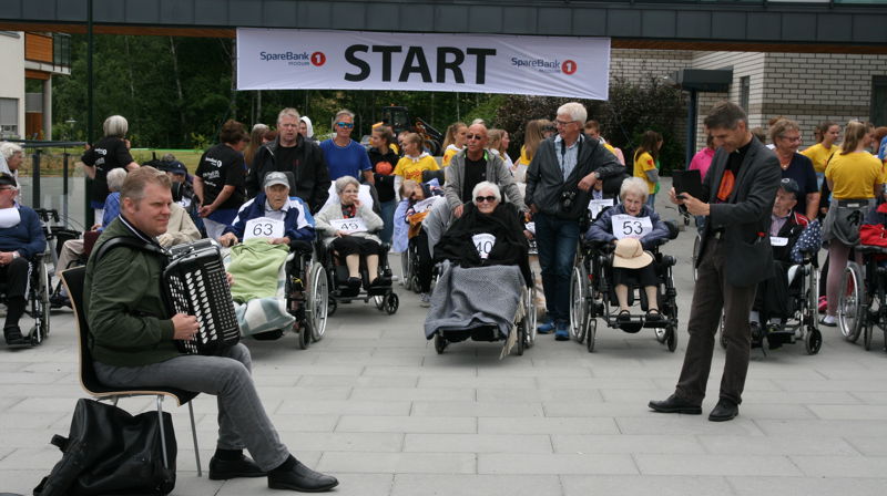 Bilder fra Rullatormila 2018