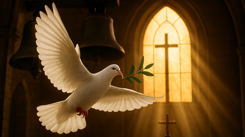 Klokkene ringer for fred i Gaza 07. August