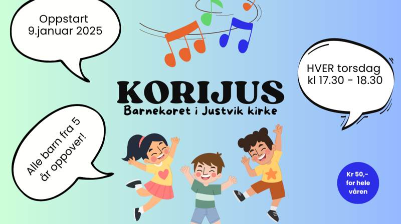 Bli med i KORIJUS da vel!