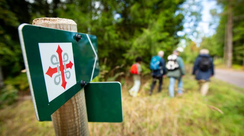 Vandring på pilegrimsveien i Drammen