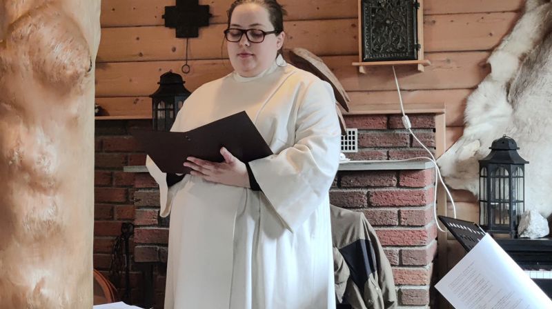 Gudsteneste på Østerbø