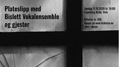 Plateslipp med Bislett Vokalensemble og gjester🎶