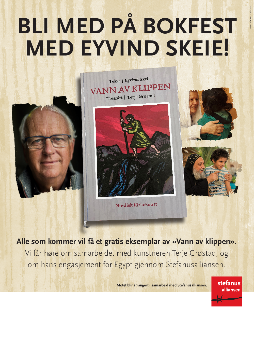 Vann av klippen – Bokfest med Eyvind Skeie