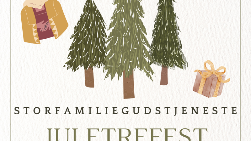 Storfamiliegudstjeneste og juletrefest