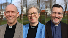 En av disse blir ny biskop i Stavanger bispedømme: Tor Magne Nesvik, Karen Margrete Mestad, Vidar Mæland Bakke