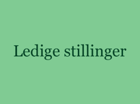 Ledige stillinger