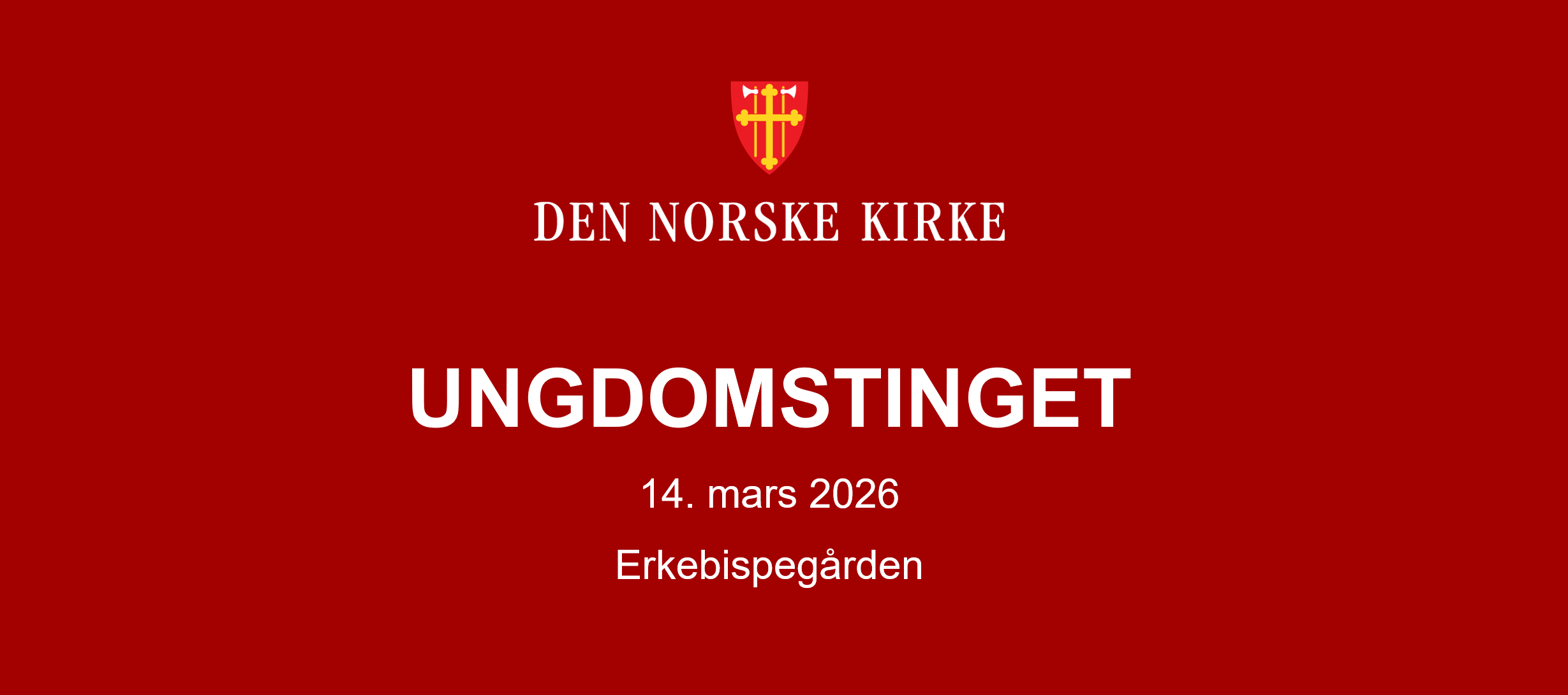 Ungdomstinget i Nidaros 14. mars 2026