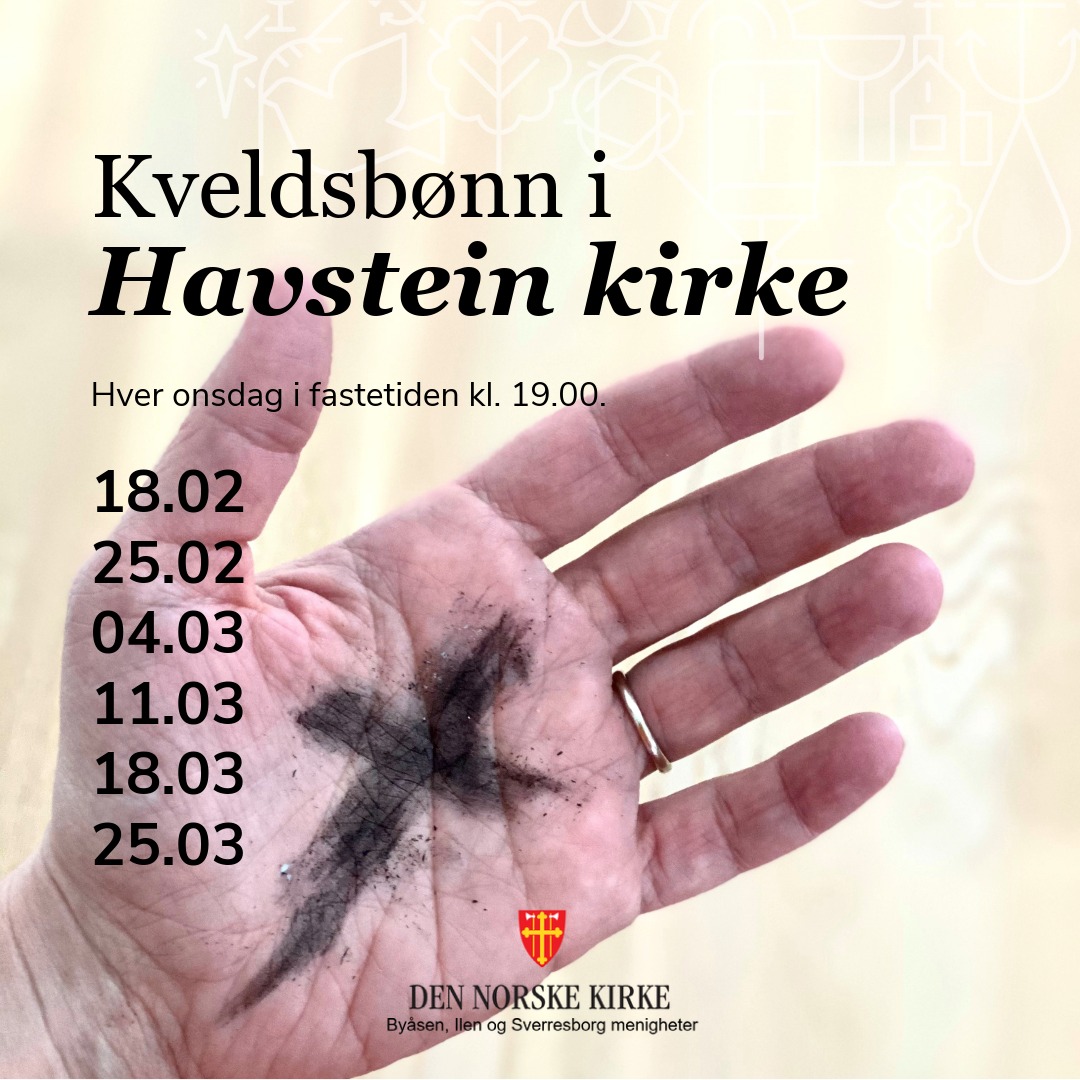 Vel møtt til kveldsbønn i fastetiden i Havstein kirke