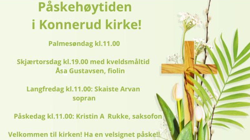 Påsken i Konnerud kirke