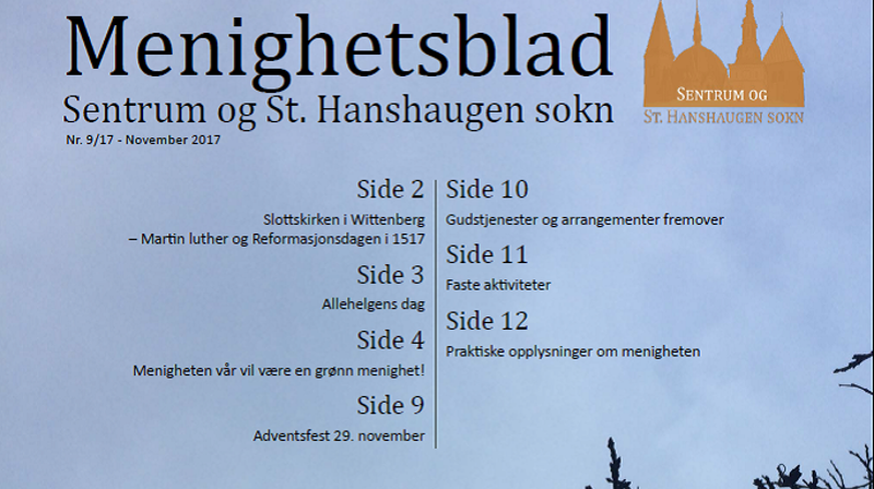 Les siste menighetsblad