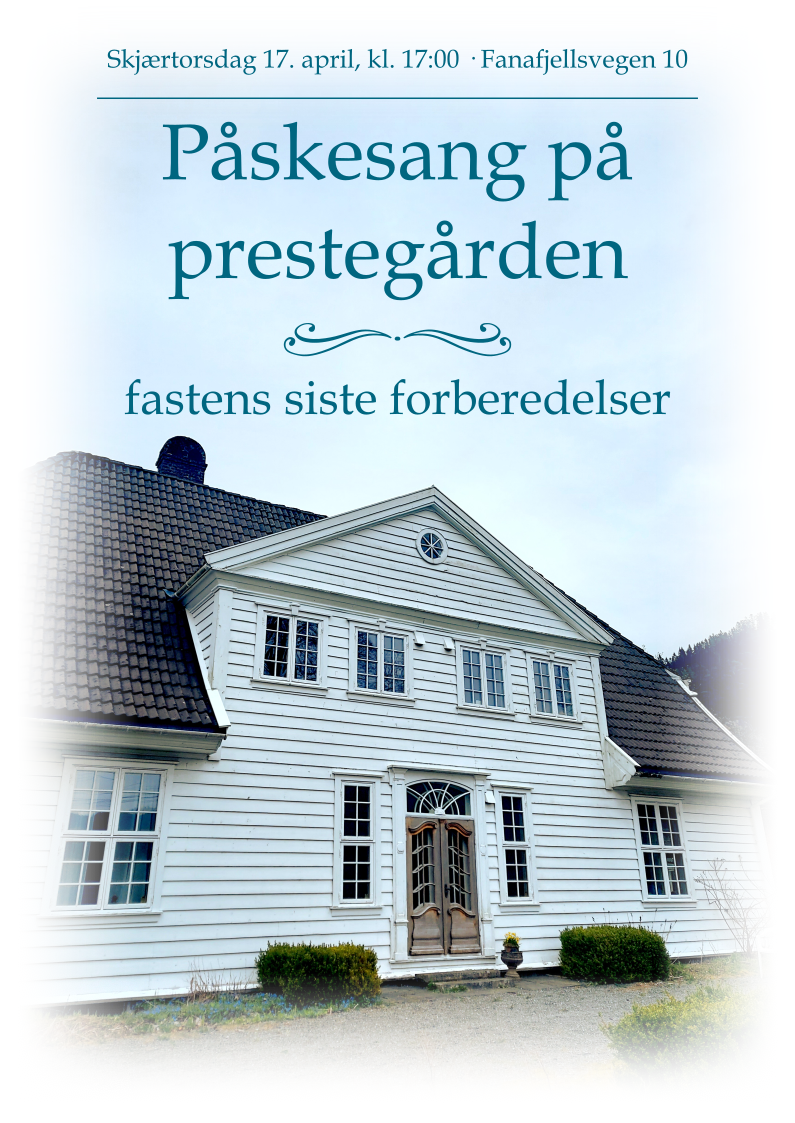 Påskesang på prestegården