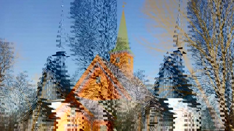 Nesodden kirke - Stenges for orgel bygging!