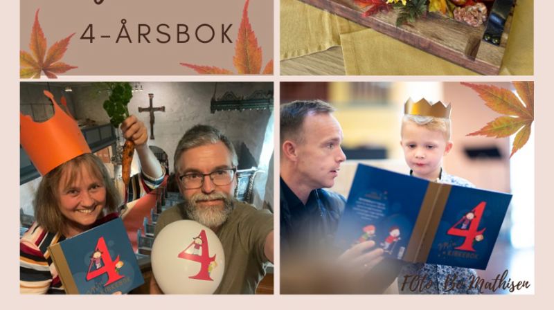 Høsttakkefestgudstjenste med utdeling av fireårsbok