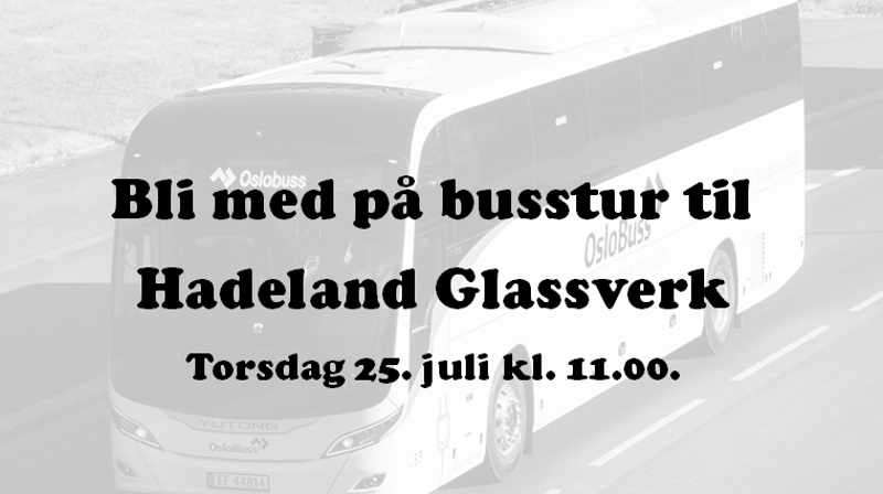 Sommerens utflukt torsdag 25. juli