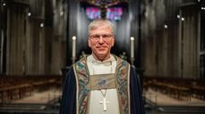 Olav Fykse Tveit heldt preika i Nidarosdomen på første påskedag. Foto: Den norske kyrkja.