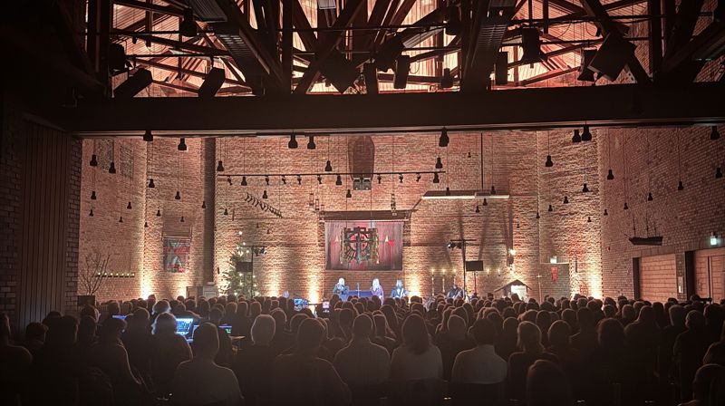 Konsert i kirkerommet (foto: Ellen Faye Lindvig)