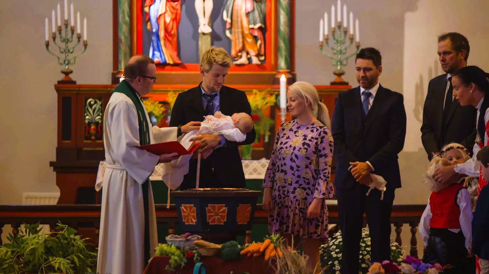 Dåp i Raufoss, Ås og Eina kirke