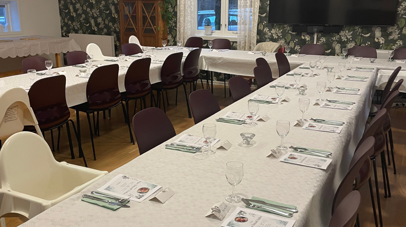 Dagligstuen i menighetshuset