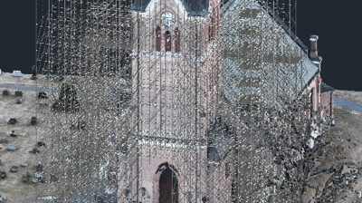 Omfattende arbeid på tårnet på Lillehammer kirke