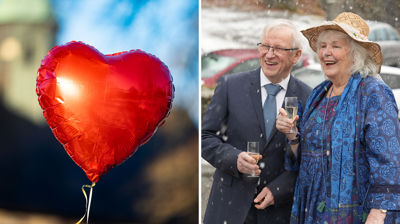 277 par ga hverandre sitt ja på valentinsdagen i fjor. Her er ett av dem.