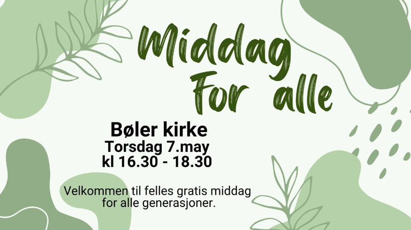 Middag for alle