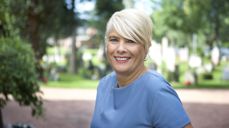 Kirkerådsleder Kristin Gunleiksrud Raaum. Foto: Kolonihaven / Den norske kirke.