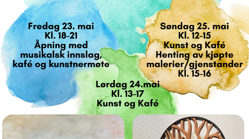 Kunstutstilling i atriet