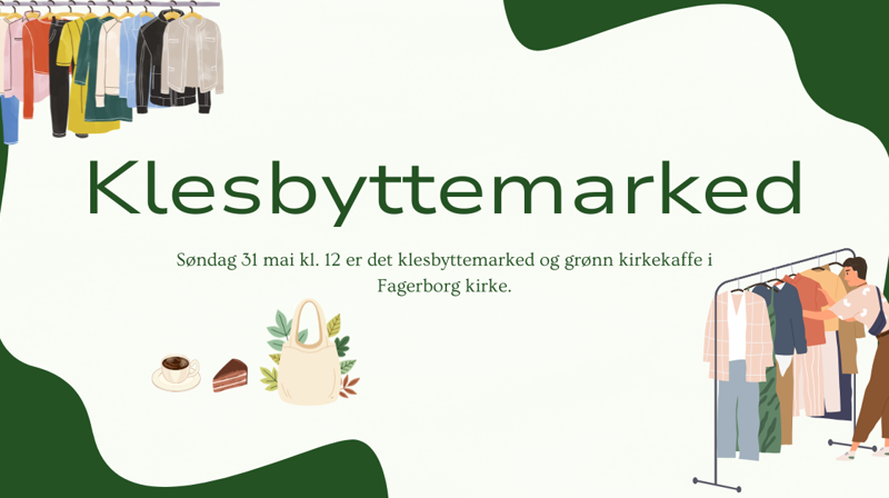 Klesbyttemarked søndag 31. mai! 👕