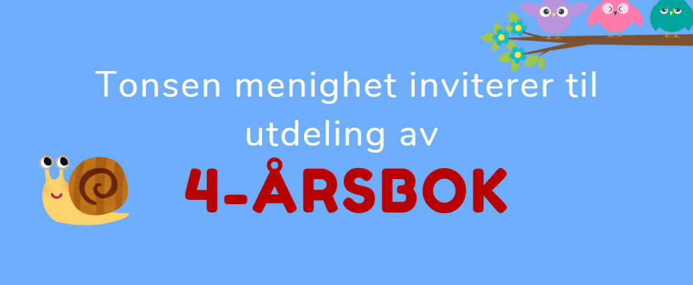 Velkommen til utdeling av 4-årsbok!