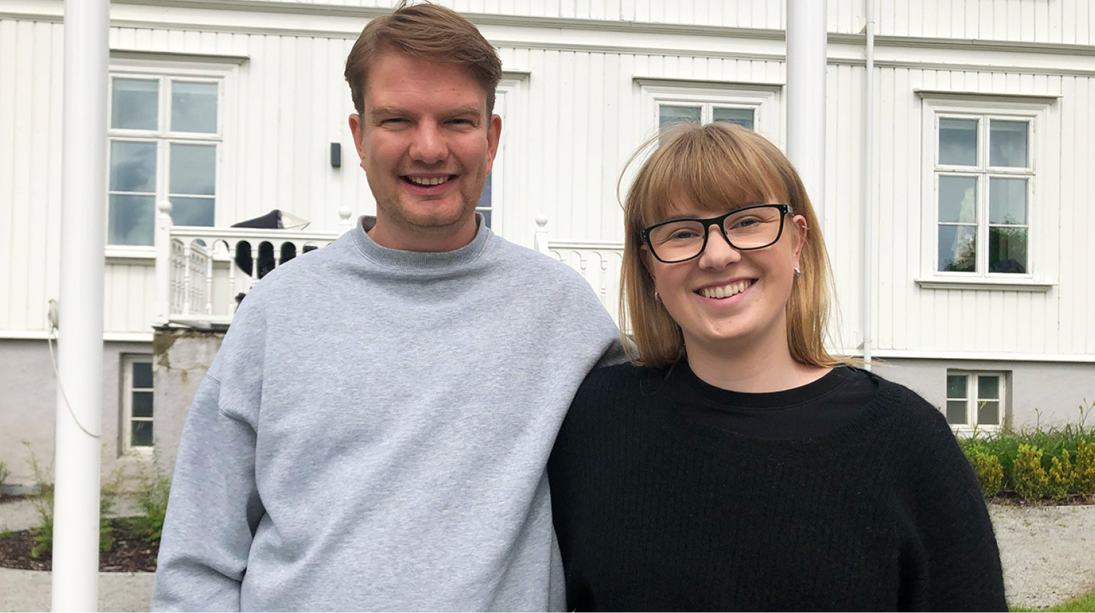 Foto: Andreas Dirdal Kydland / TIL HONGKONG: Emil og Sigrid Dybdahl Buxrud