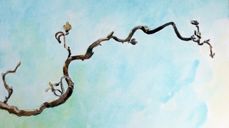 Akvarell av Marianne Gihle