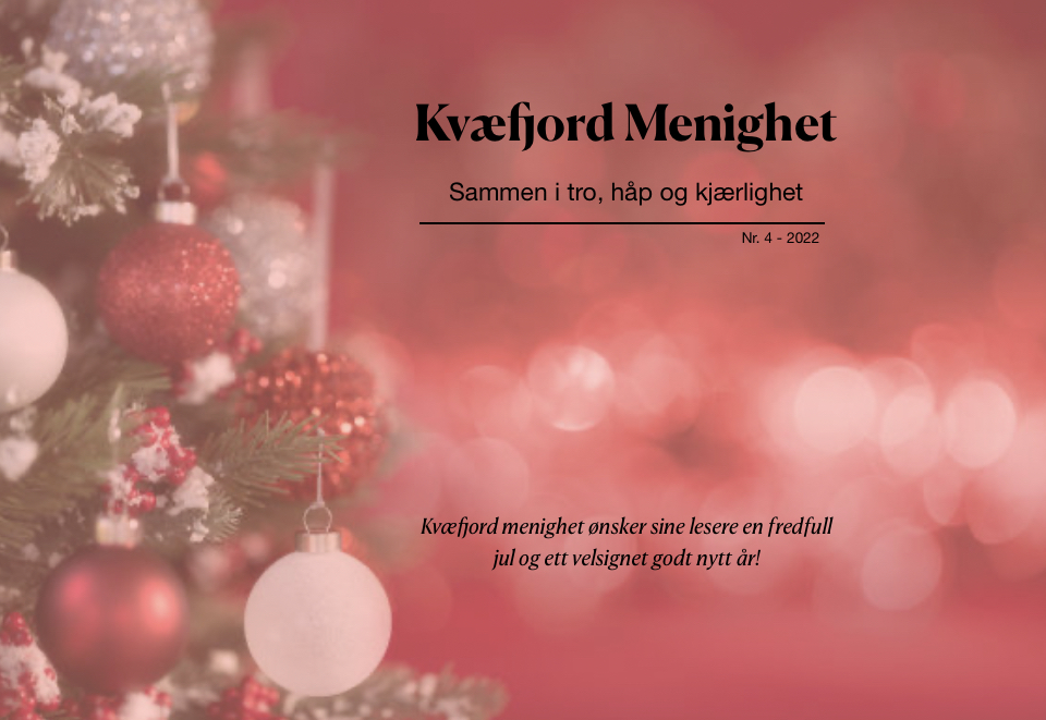 Årets siste menighetsblad er ute! 